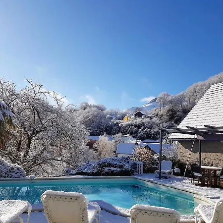Βίλα Spacieuse Avec Piscine A Aspin-en-lavedan, Vue Montagne. *