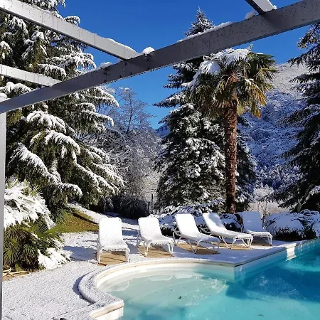 Spacieuse Avec Piscine A Aspin-en-lavedan, Vue Montagne. Βίλα